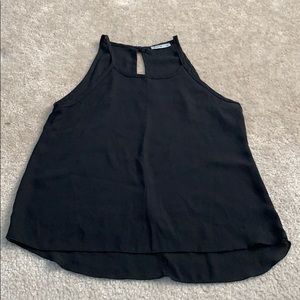 Charlotte Russe Black Mesh Blouse